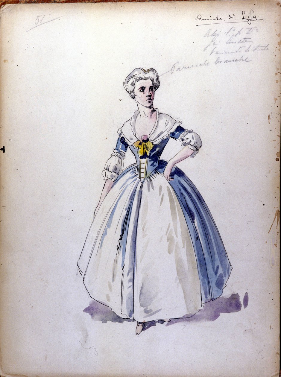 A Dama de Espadas: Ópera composta em 1890 por Piotr ou Petr Ilyich Tchaikovsky (ou Tchaikowsky de Unknown artist