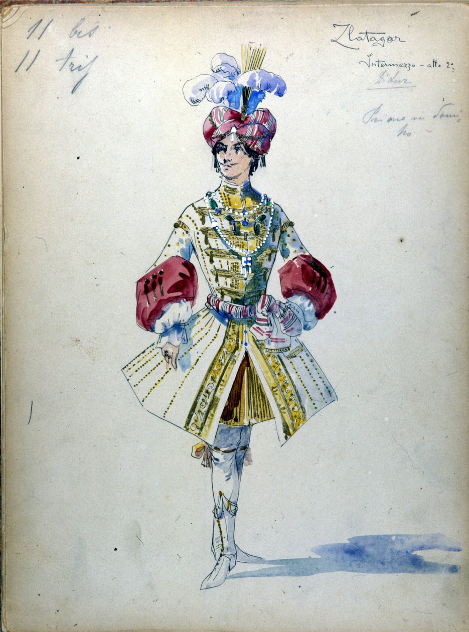 A Dama de Espadas: Ópera composta em 1890 por Piotr ou Petr Ilyich Tchaikovsky (ou Tchaikowsky de Unknown artist