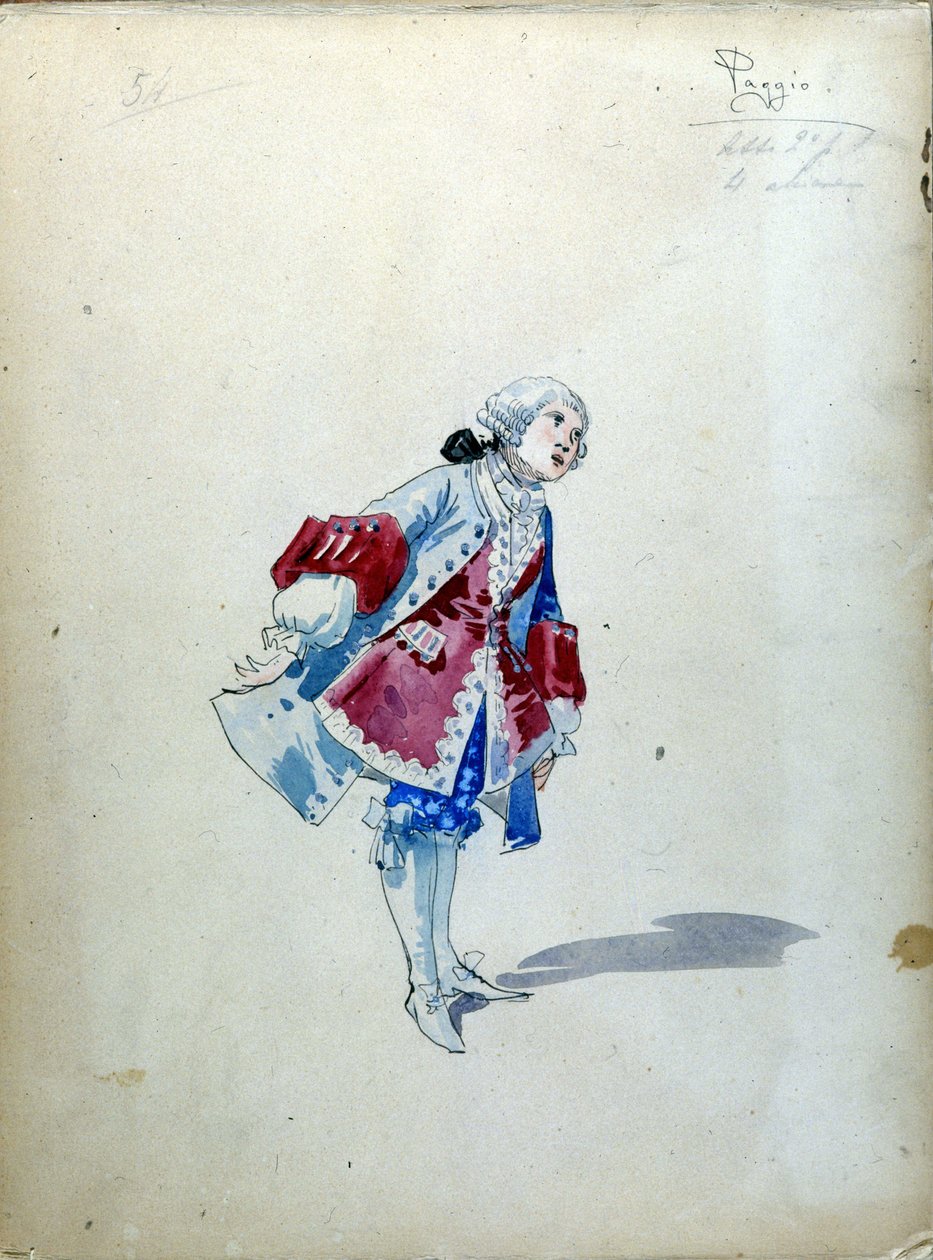 A Dama de Espadas: Ópera composta em 1890 por Piotr ou Petr Ilyich Tchaikovsky (ou Tchaikowsky de Unknown artist