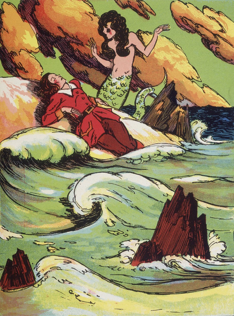 A Pequena Sereia de Andersen de Unknown artist