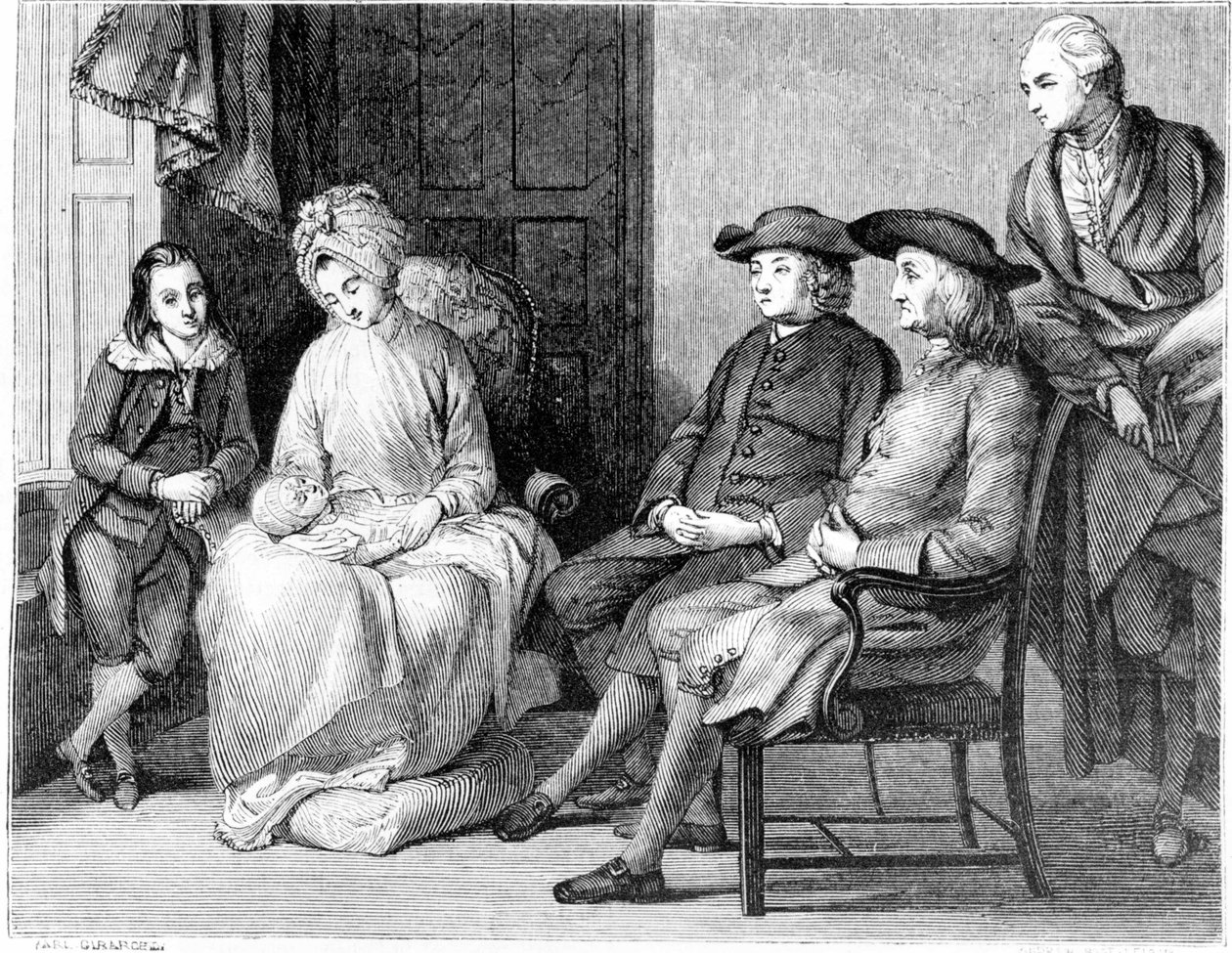 Os Quakers, no século XVIII. de Unknown artist