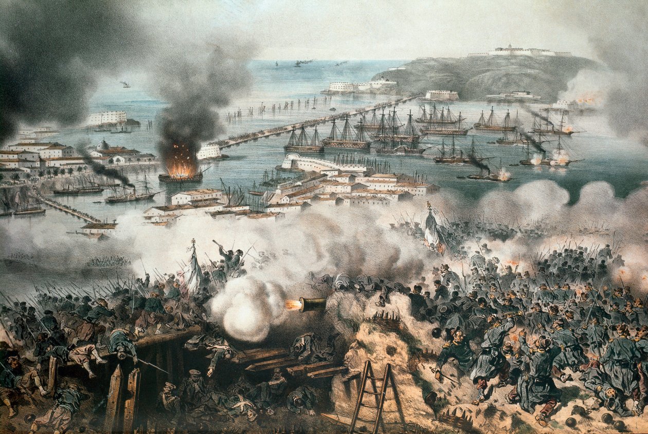 O Cerco de Sevastopol de Unknown artist