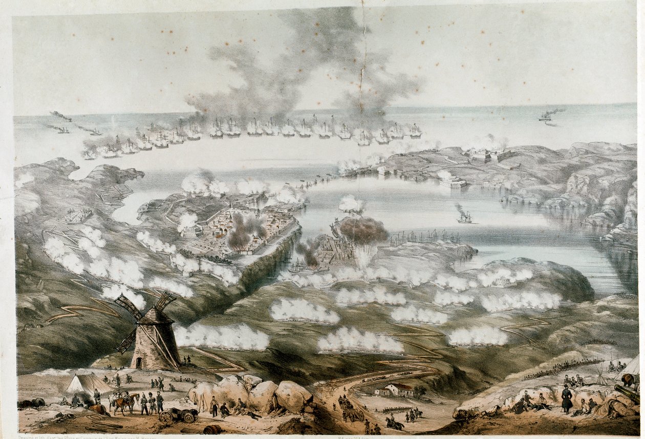 O Cerco de Sevastopol de Unknown artist
