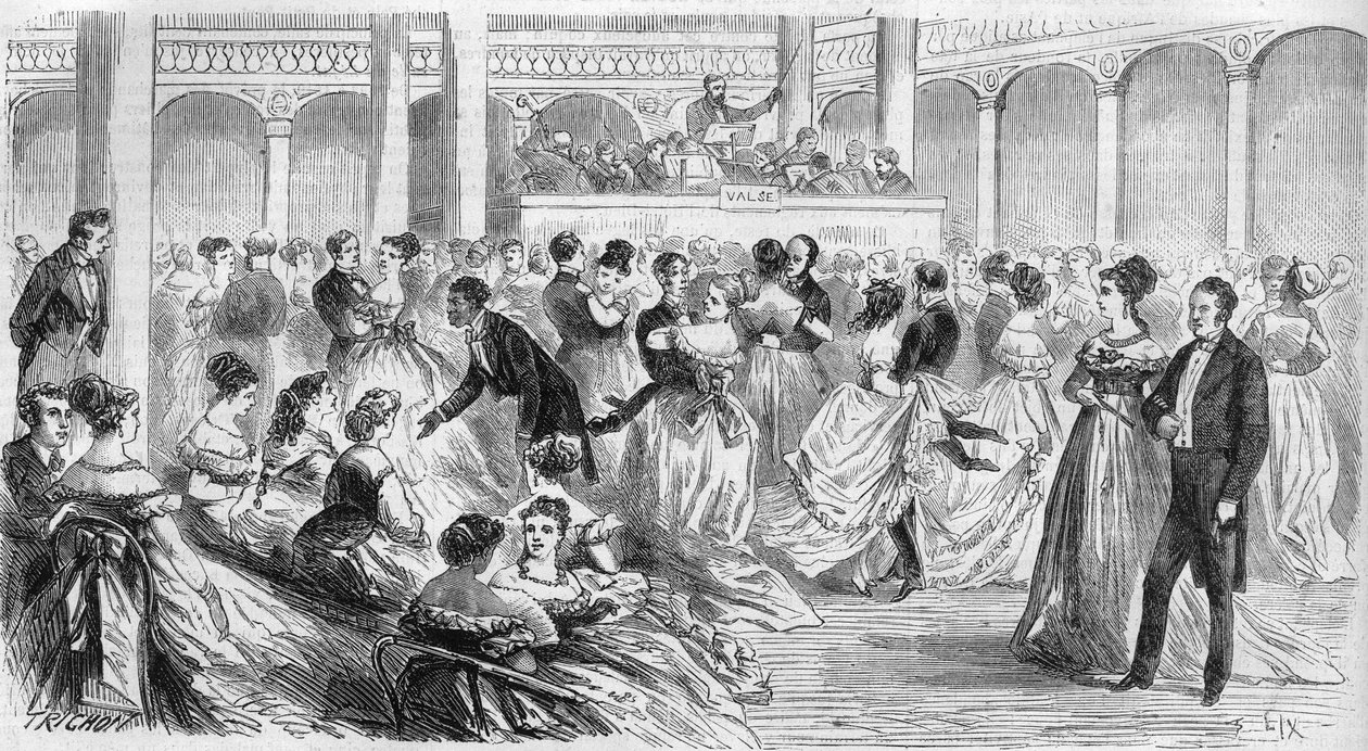 O baile anual de homesmen na Salle de l