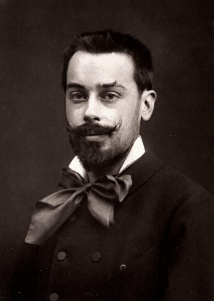 O artista Jean Geoffroy retratado por ocasião do Salão de Paris em 1883 de Unknown