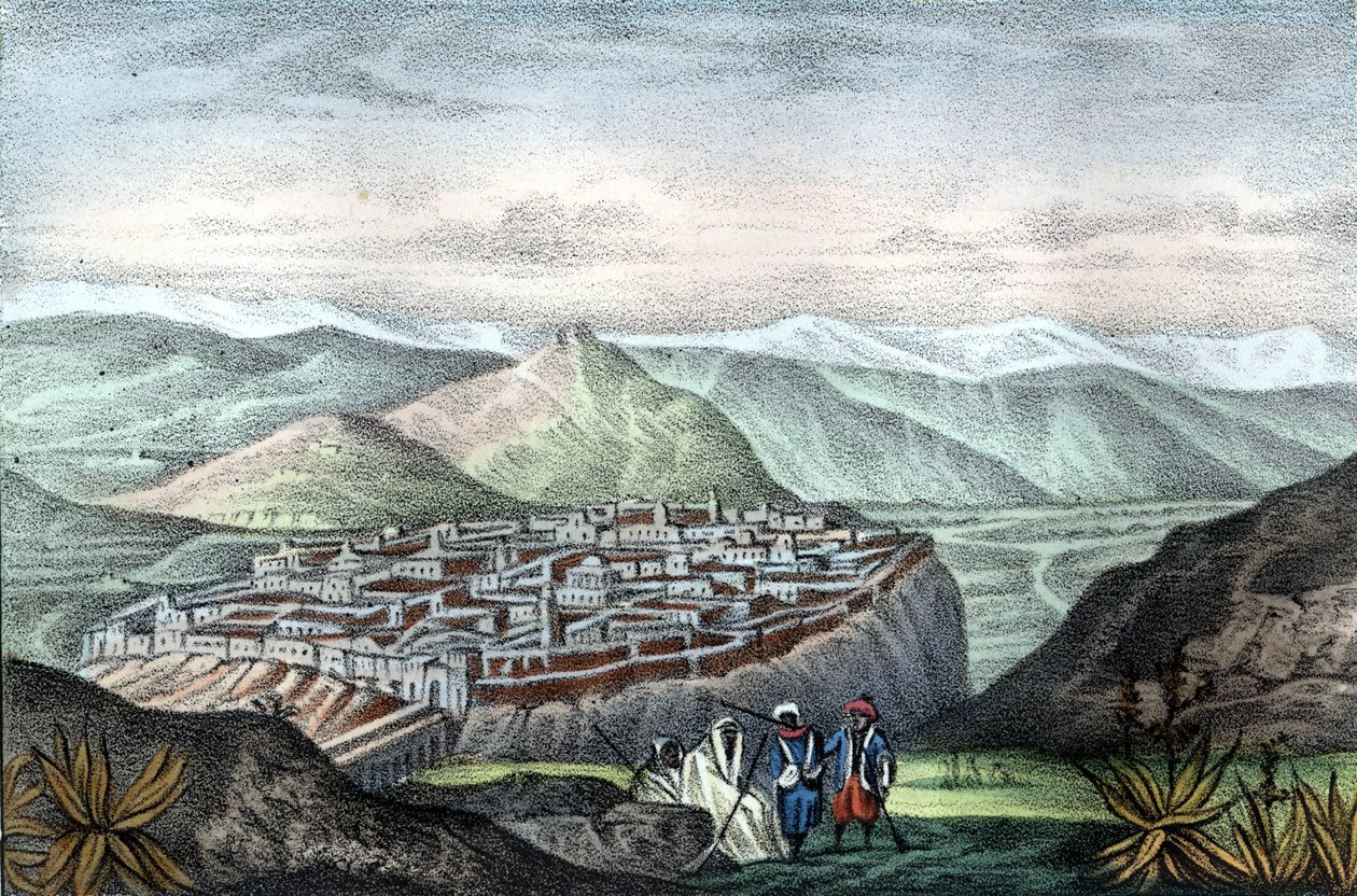 A cidade de Constantino na Argélia em 1840. in" L