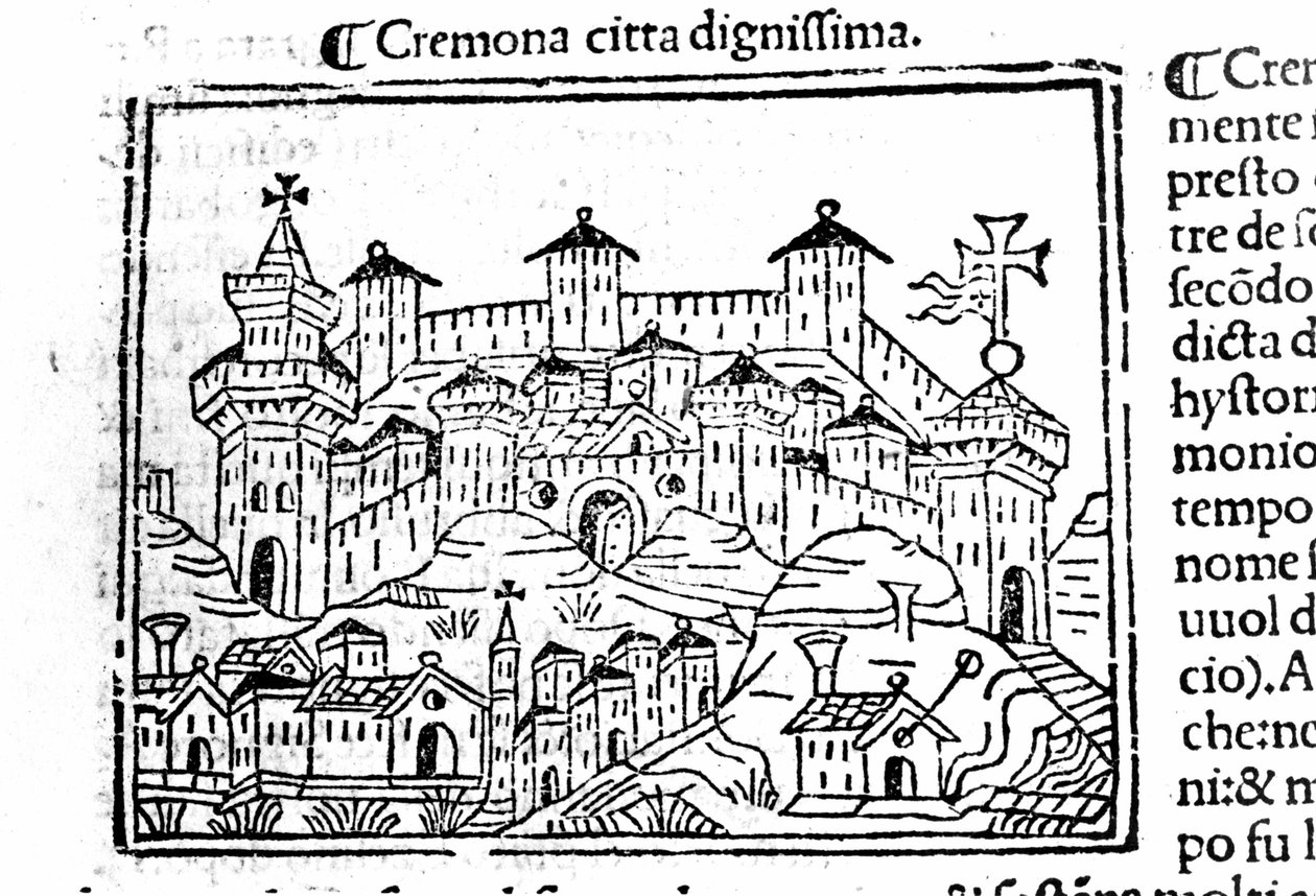 A cidade de Cremona depois de Jacopo Foresti de Unknown artist