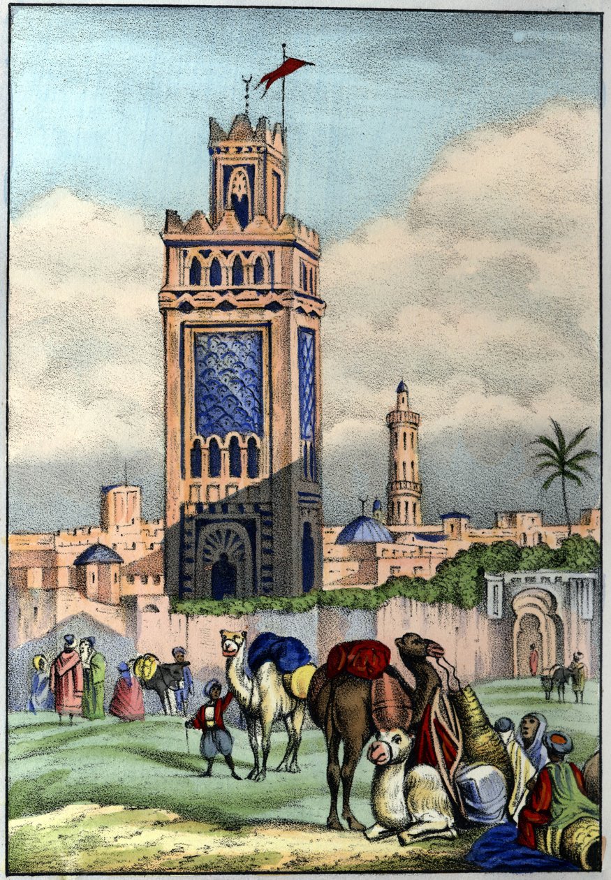 A cidade de Oran na Argélia em 1840. in" L