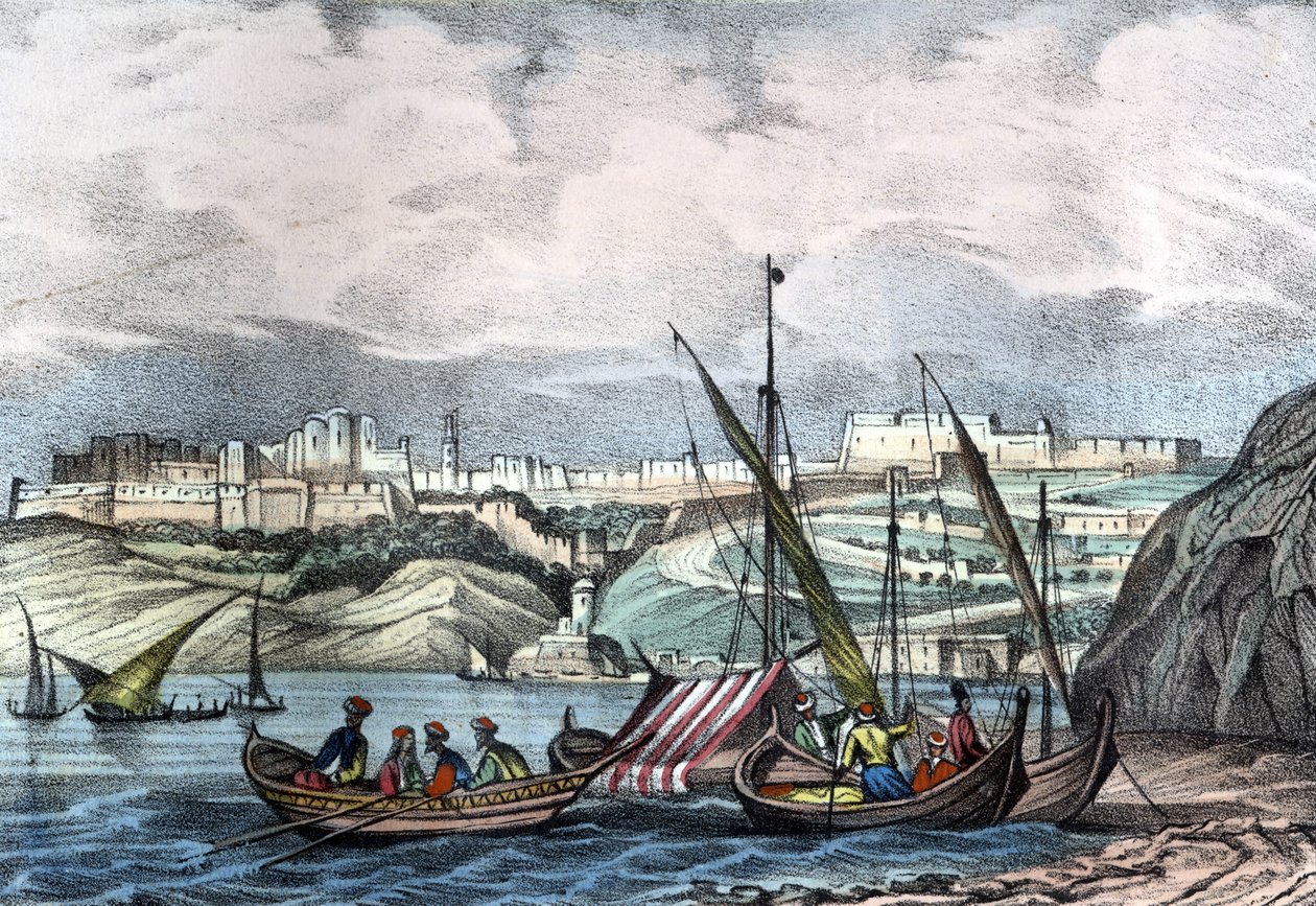 A cidade de Oran na Argélia em 1840. in" L