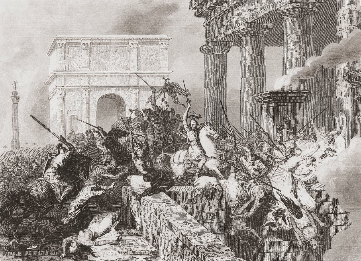 A vinda dos vândalos a Espanha de Unknown artist