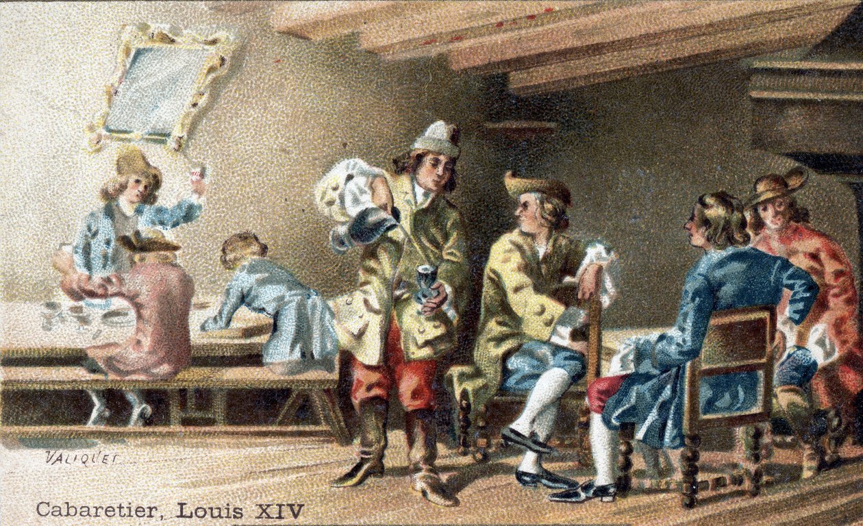 O ofício de cabaretier no início do século XVIII. de Unknown artist