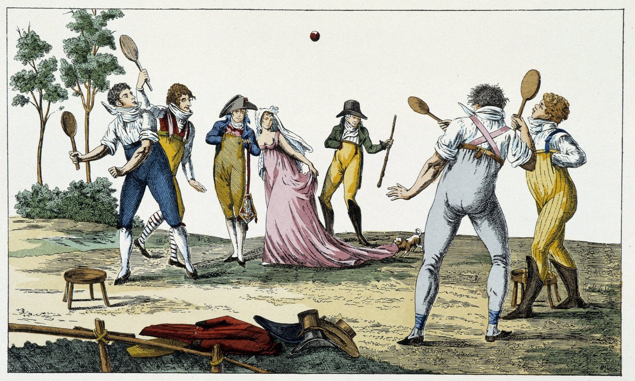 A palma longa - gravura, deb. século XIX de Unknown artist