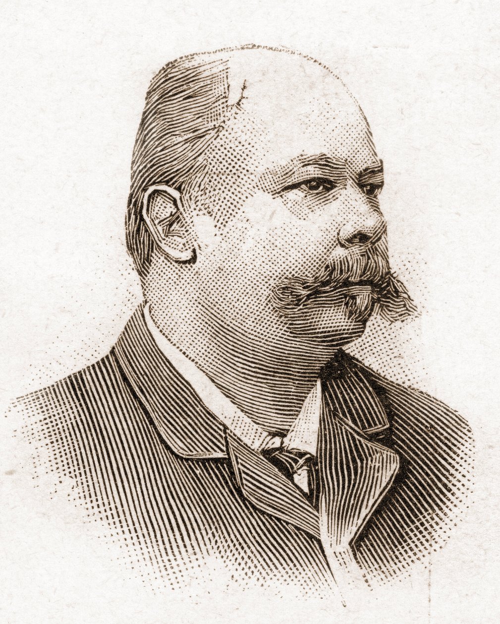 Os membros da Academia Francaise em 1895: retrato de Henri (Henry) Meilhac (1831-1897), dramaturgo francês. de Unknown artist