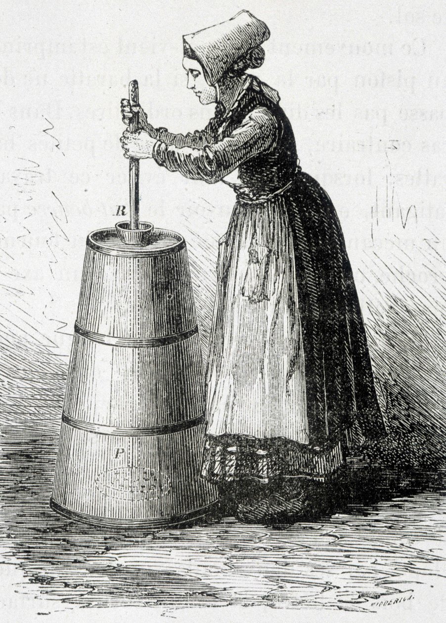 O baratte de pistão - em "The wonders of the industry" de Louis Figuier de Unknown artist