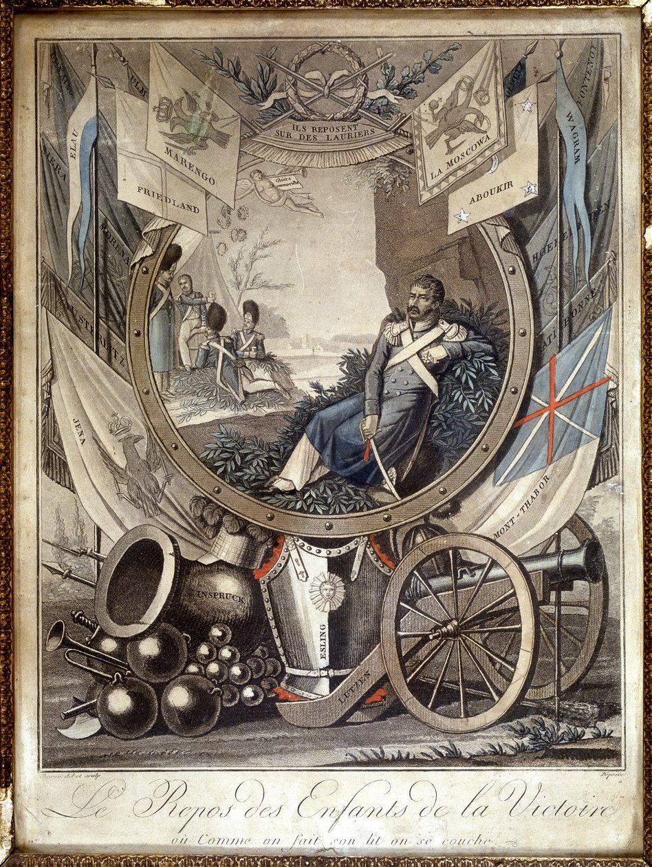 O resto das crianças da Vitória: alegoria sobre os soldados da Guerra Napoleónica. n.d.. Século XIX. de Unknown artist