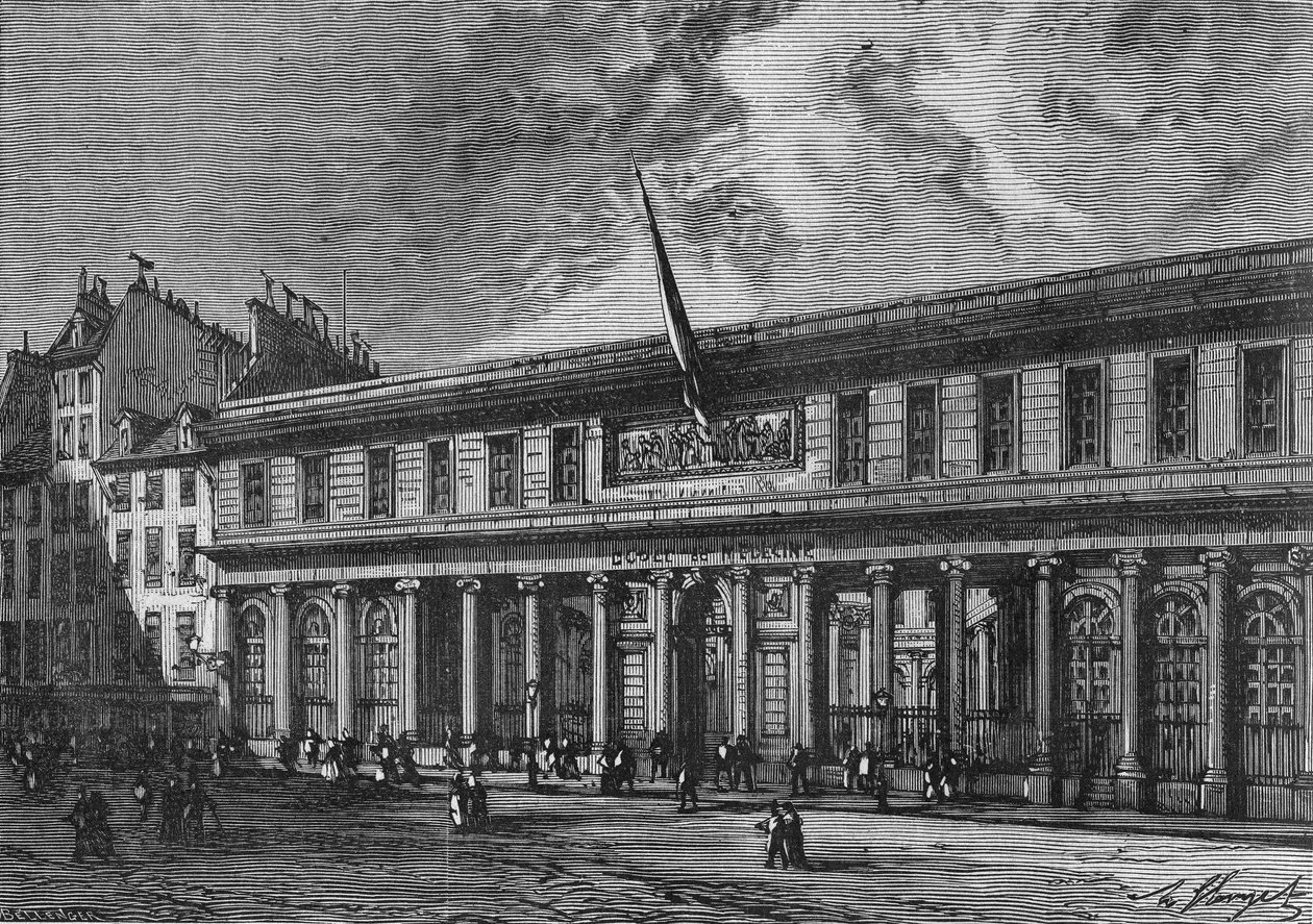 A escola de medicina de Paris, criada em 1768 pelo arquitecto Gouin. In" Album de la Science", Éditions Jouvet de Unknown artist