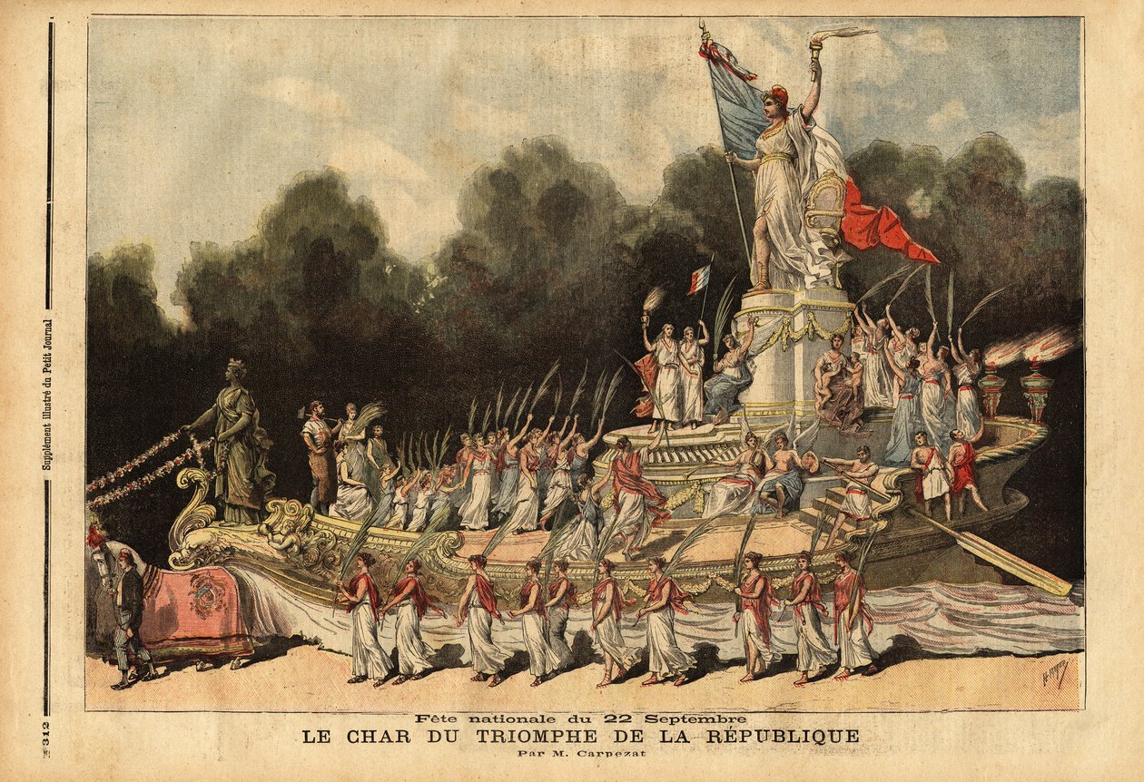 O tanque do triunfo da república de Unknown artist