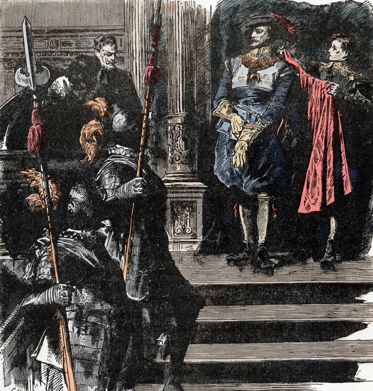 Guerra dos Trinta Anos: O Duque de Friedland se aposenta do Exército - Guerra dos Trinta Anos (1618-1648): Albrecht (Albert) von Wallenstein (Waldstein) (1583-1634) retira-se do cargo de chefe do exército, 24 de janeiro de Unknown artist