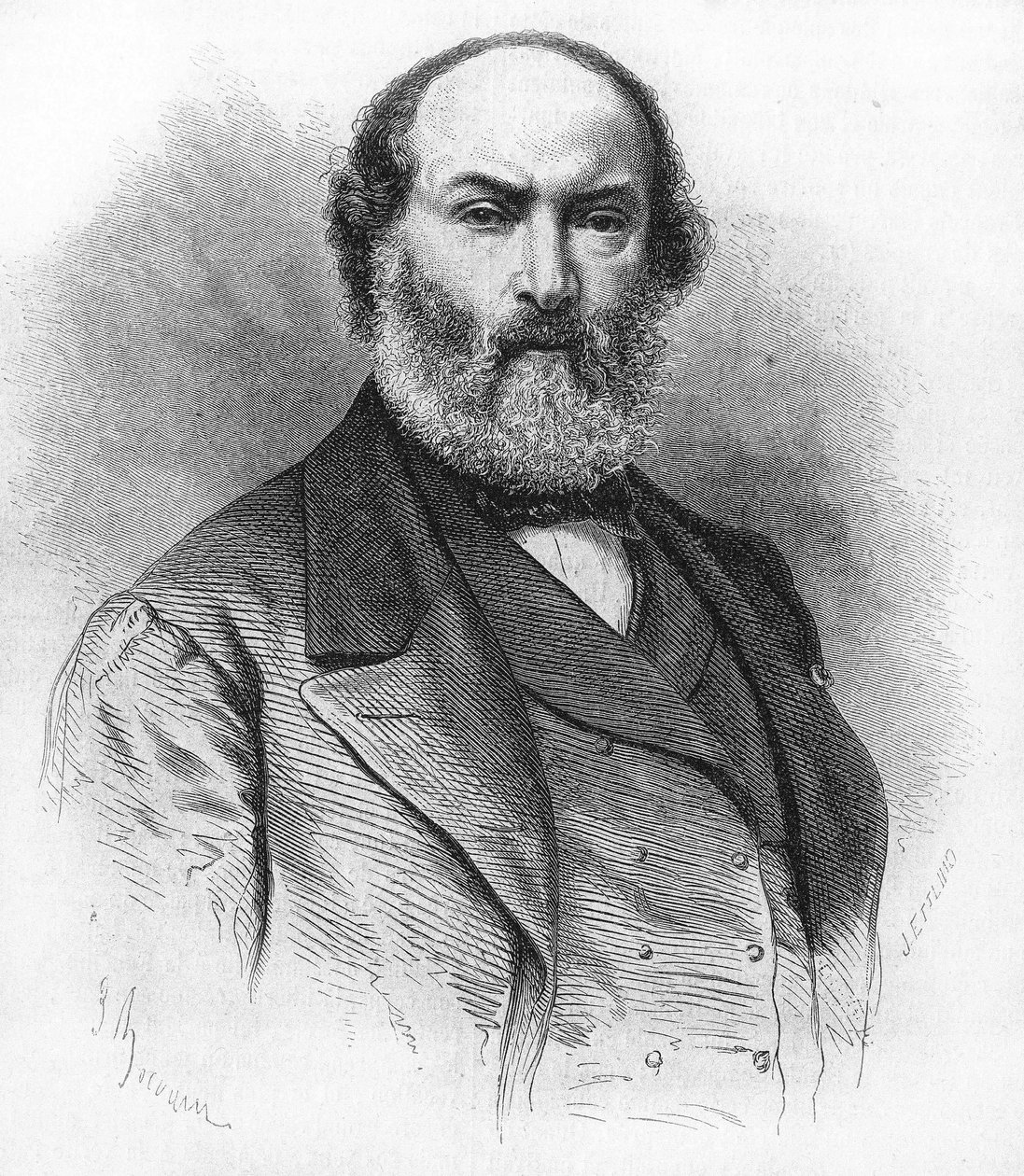 Théodore Rousseau (1812-1867), pintor francês. de Unknown artist
