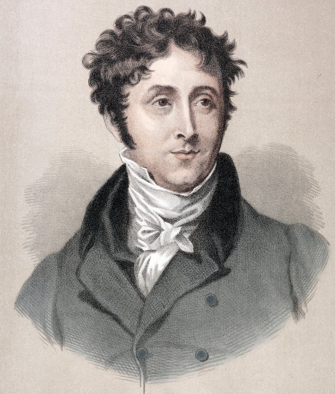 Thomas Campbell (1777-1844), poeta escocês de Unknown artist