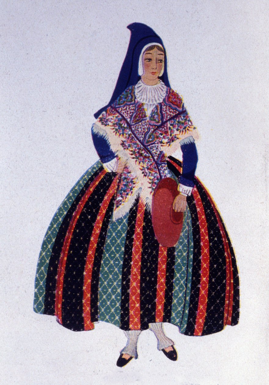 Traje Tradicional de Donzela de Urso de Unknown artist