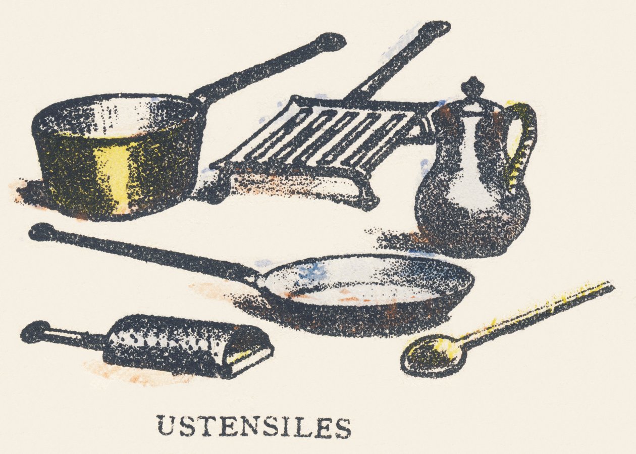 U: utensílios de Unknown artist