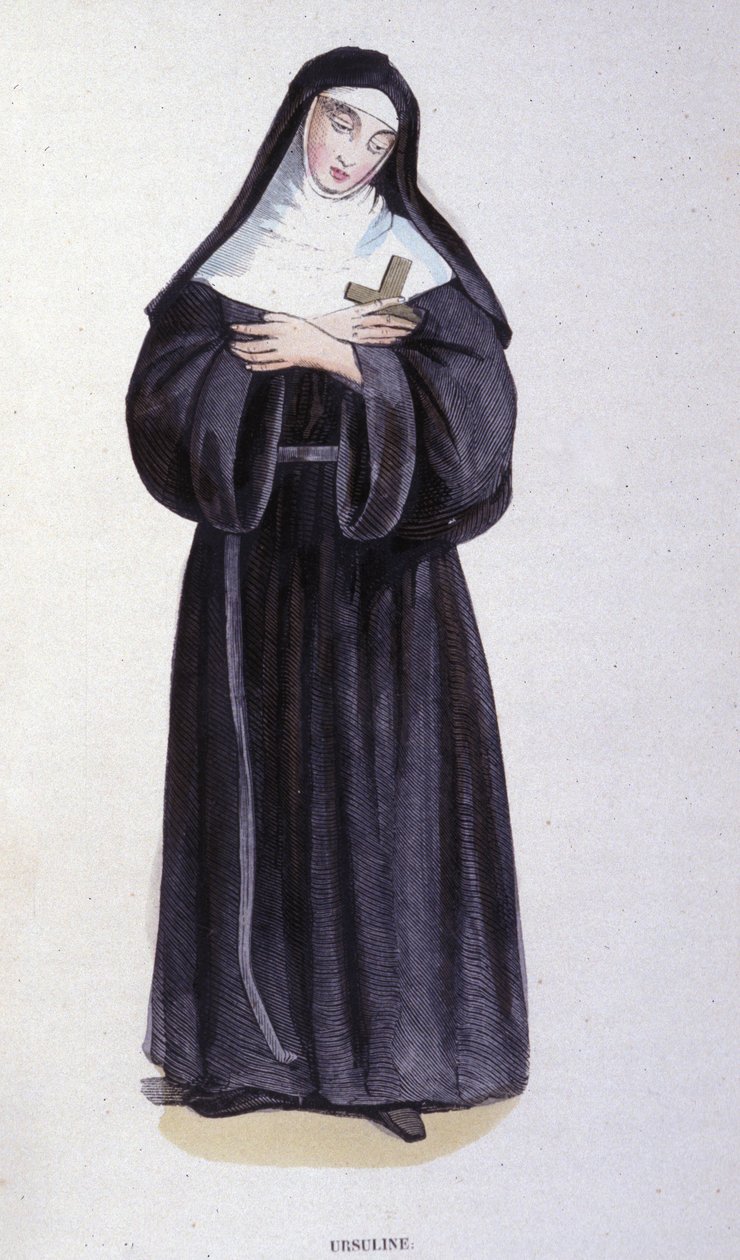 Ursuline. Gravação de um álbum sobre ordens religiosas, Paris de Unknown artist