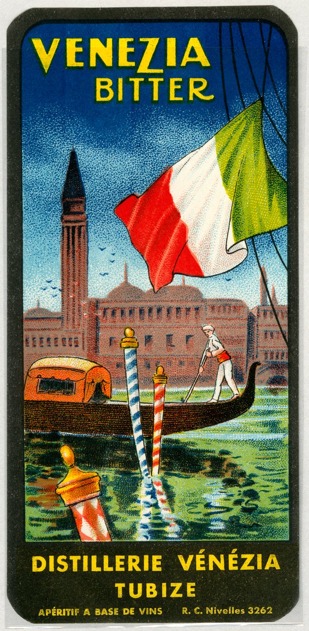 Anúncio de álcool amargo veneziano (Cromolitografia do final do século XIX) de Unknown artist