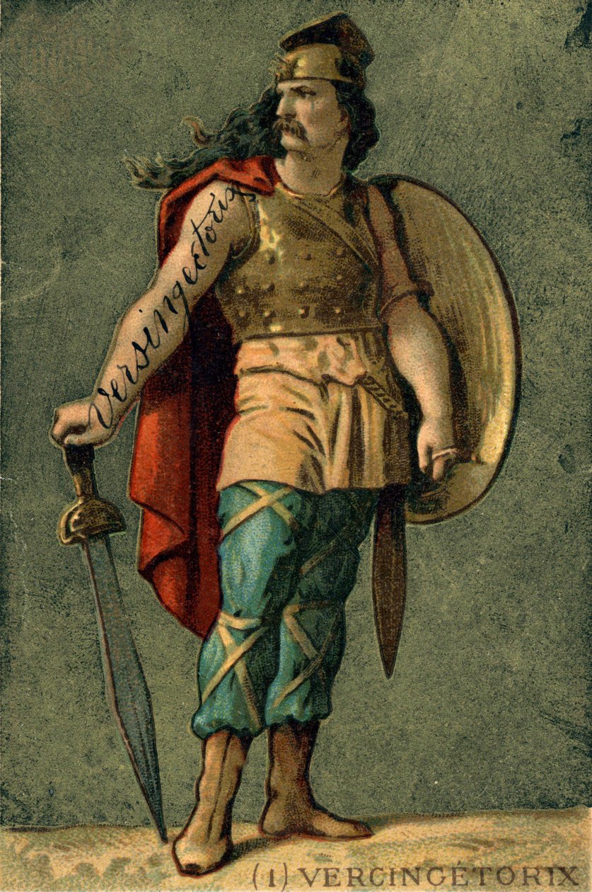 Vercingétorix (ca. 72-46 a.C.), líder gaulês de Unknown artist