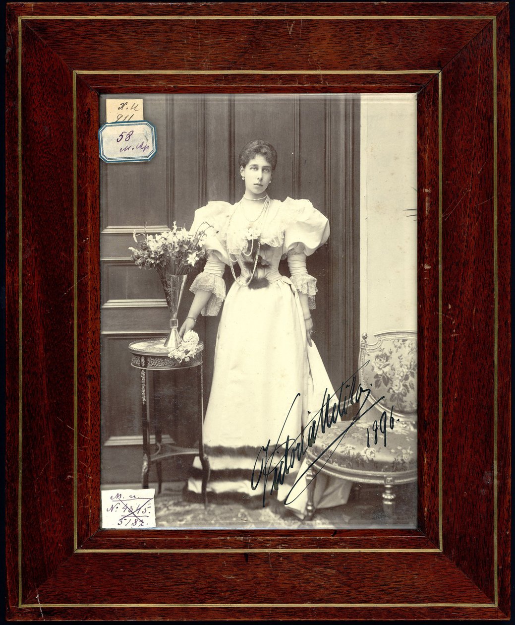 Victoria Melita de Saxe Cobourg-Gotha - Princesa Victoria Melita de Saxe-Coburg e Gotha (1876-1936), Anónima. Fotografia de Gelatina Prata de Unknown artist