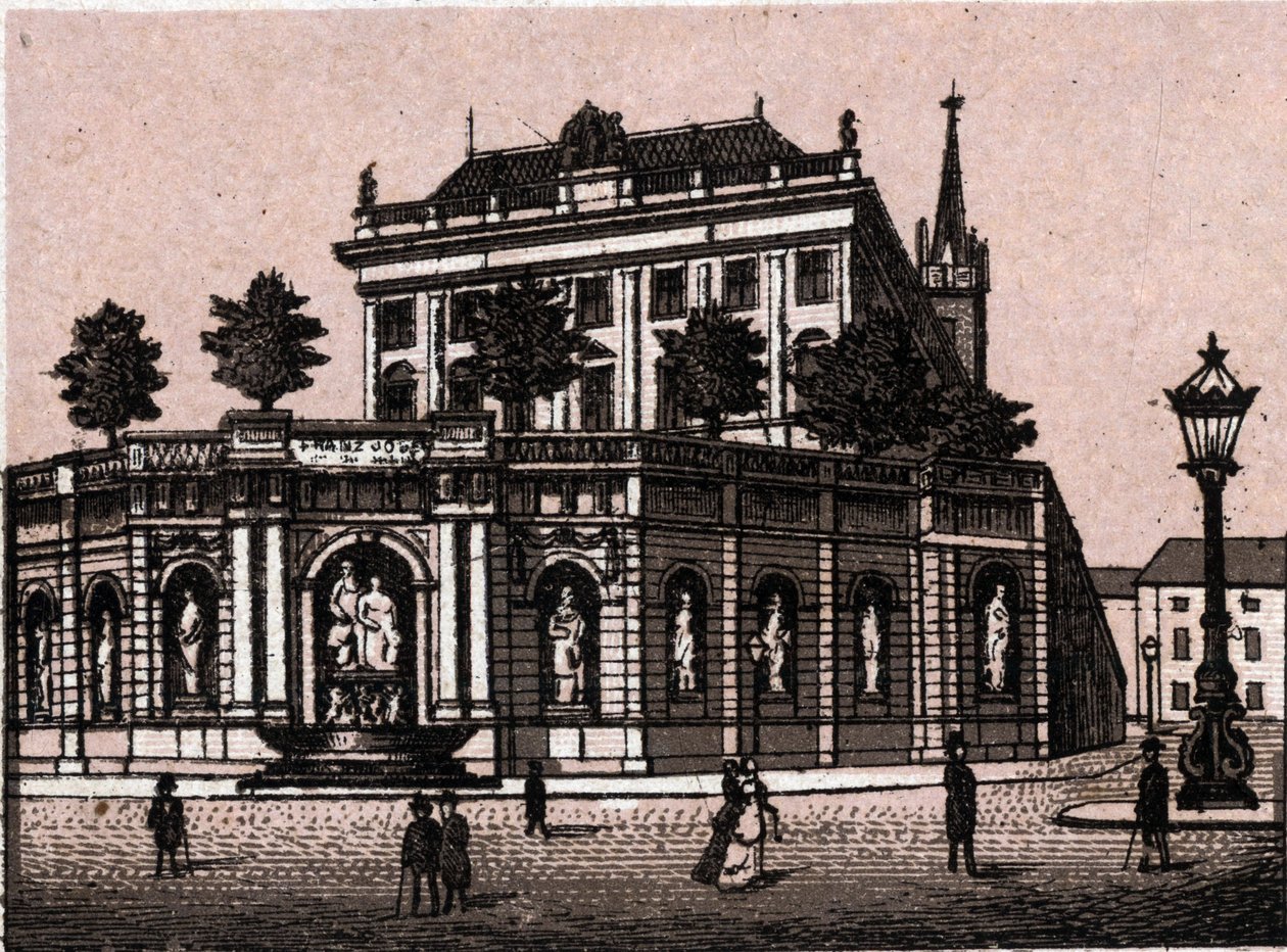 Viena, Áustria: vista da fonte François José (François-Joseph) (Francis Joseph