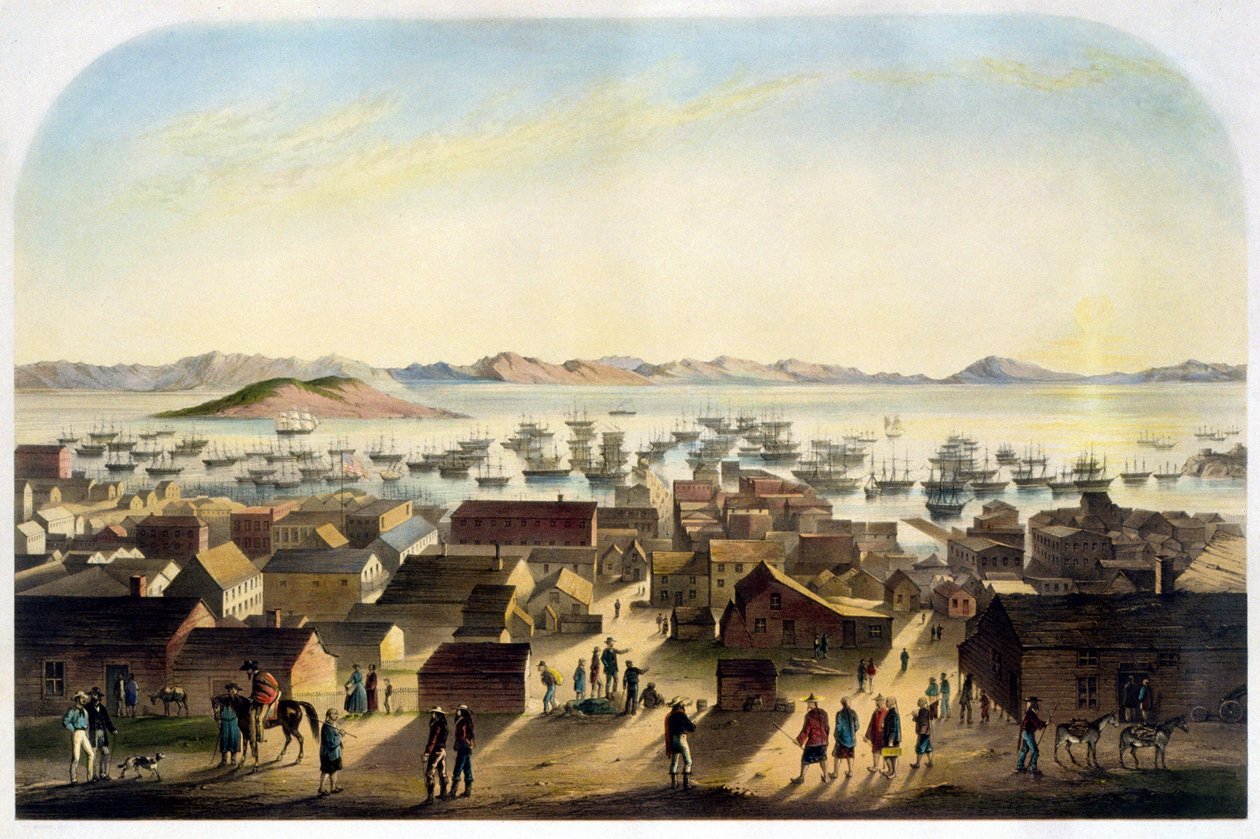 Vista de São Francisco. sd. ca. 1860 de Unknown artist