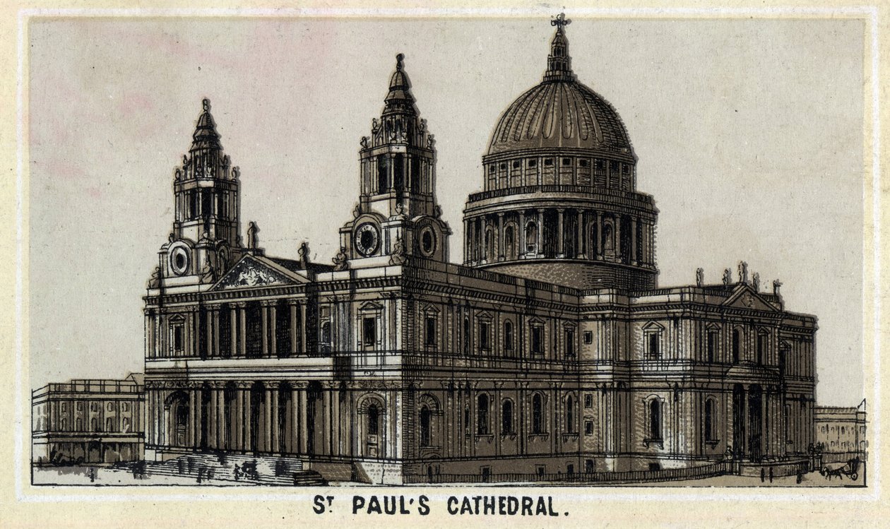 Vista da Catedral de St. Paul