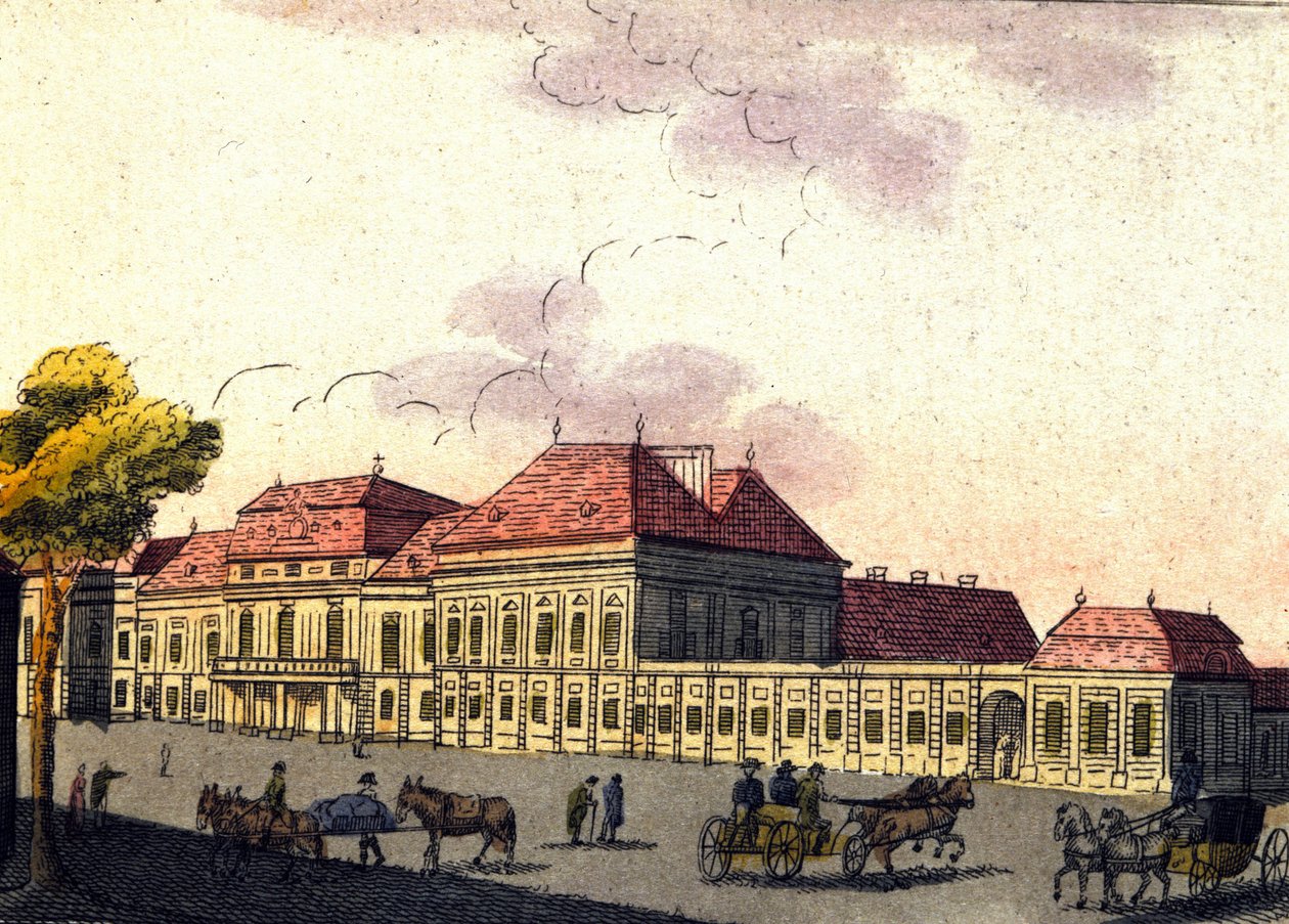 Vista da cidade de Viena na Áustria, gravada a partir de 1820 de Unknown artist