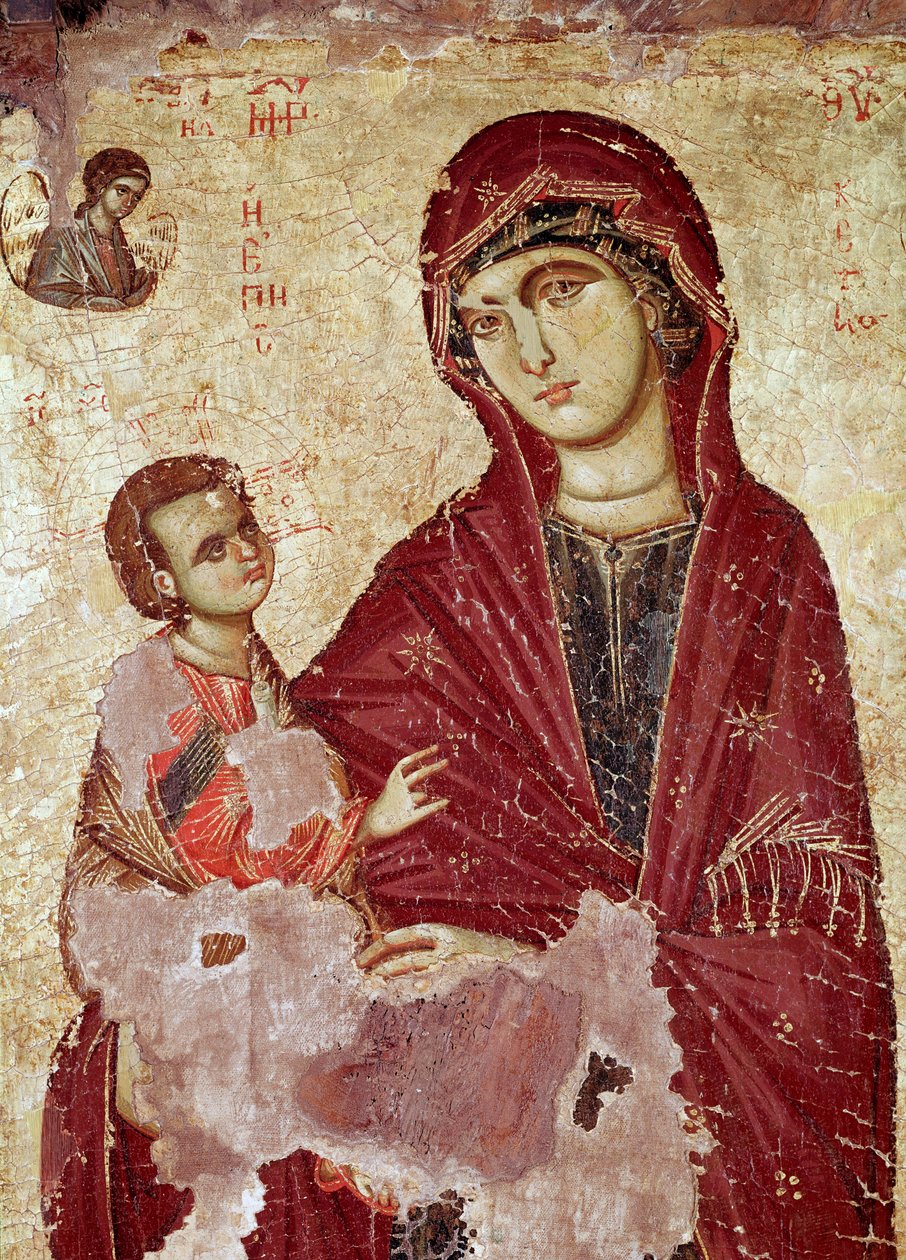 Virgem e Criança (Ícone de Unknown artist