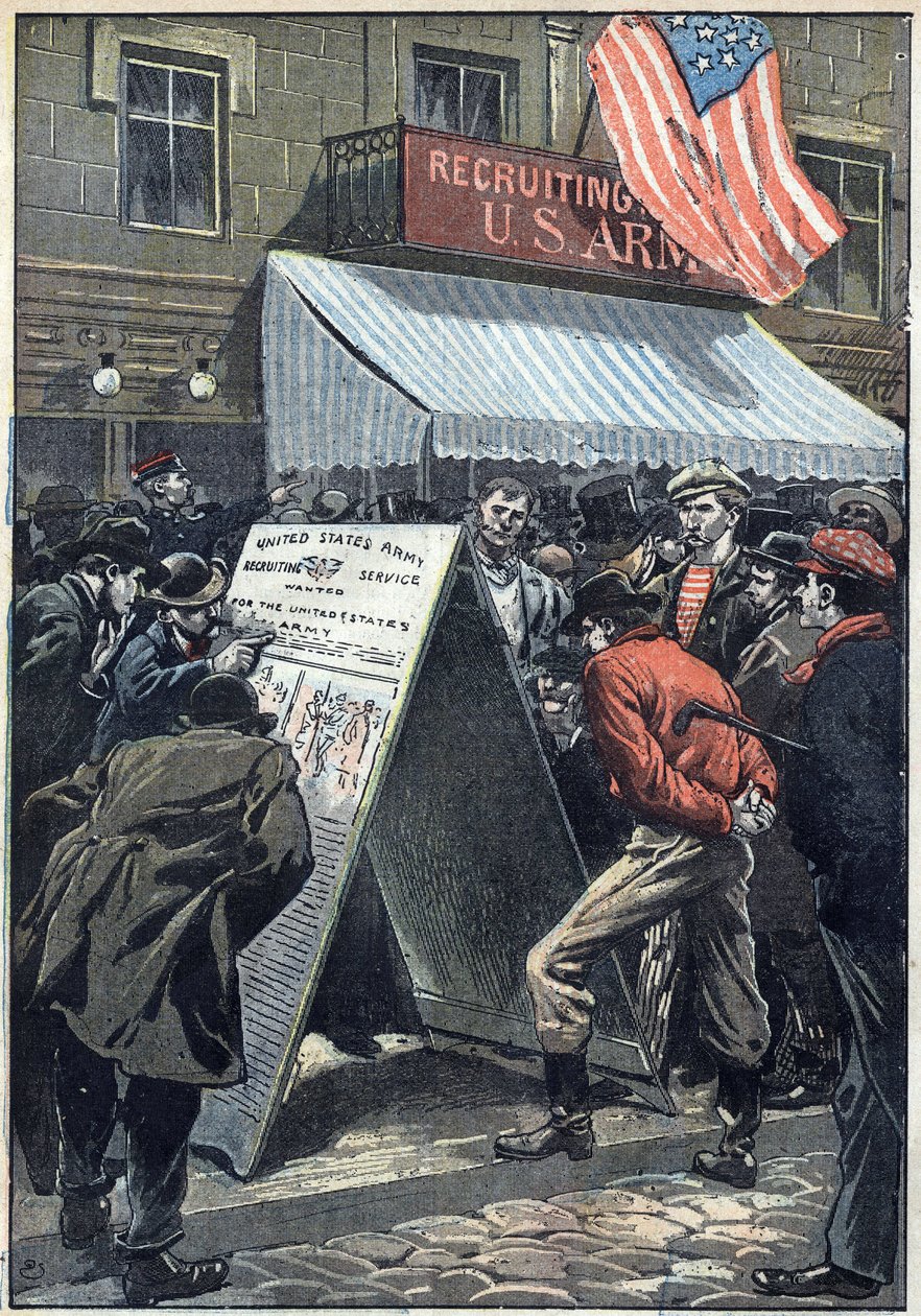 Guerra Espanha - Estados Unidos da América (EUA) de Unknown artist