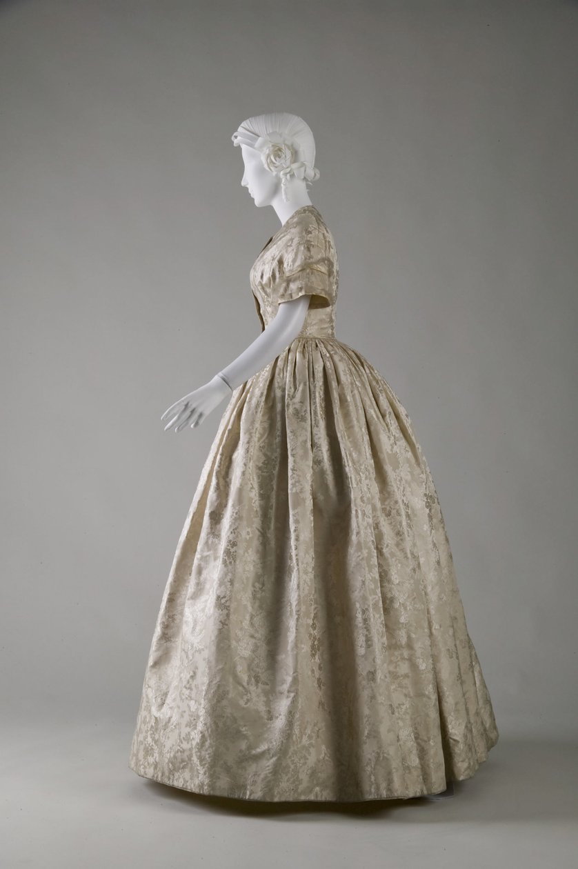Vestido de noiva (vista lateral) de Unknown artist