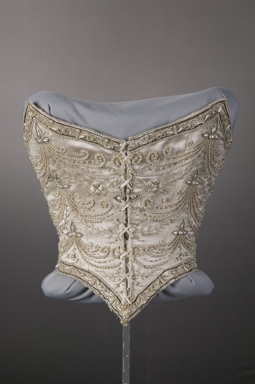 Corpete vestido de noiva de Unknown artist