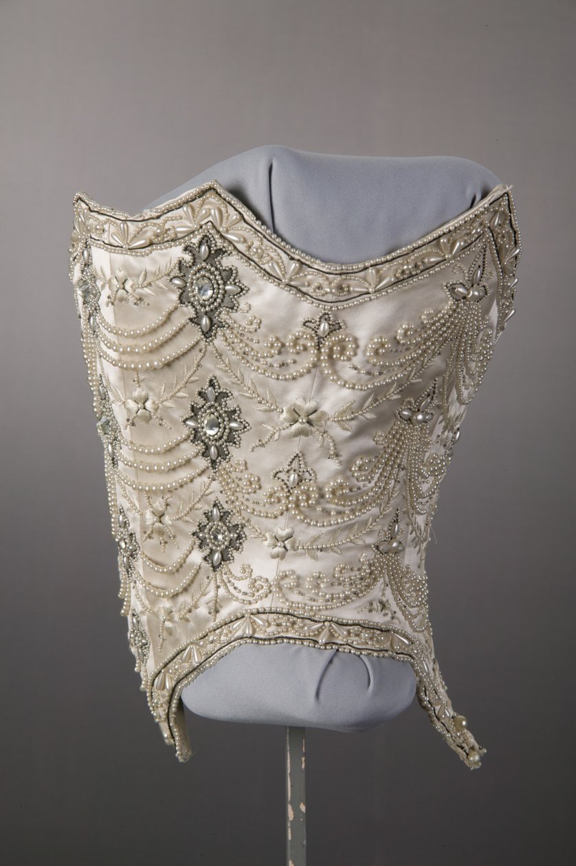 Corpete vestido de noiva de Unknown artist