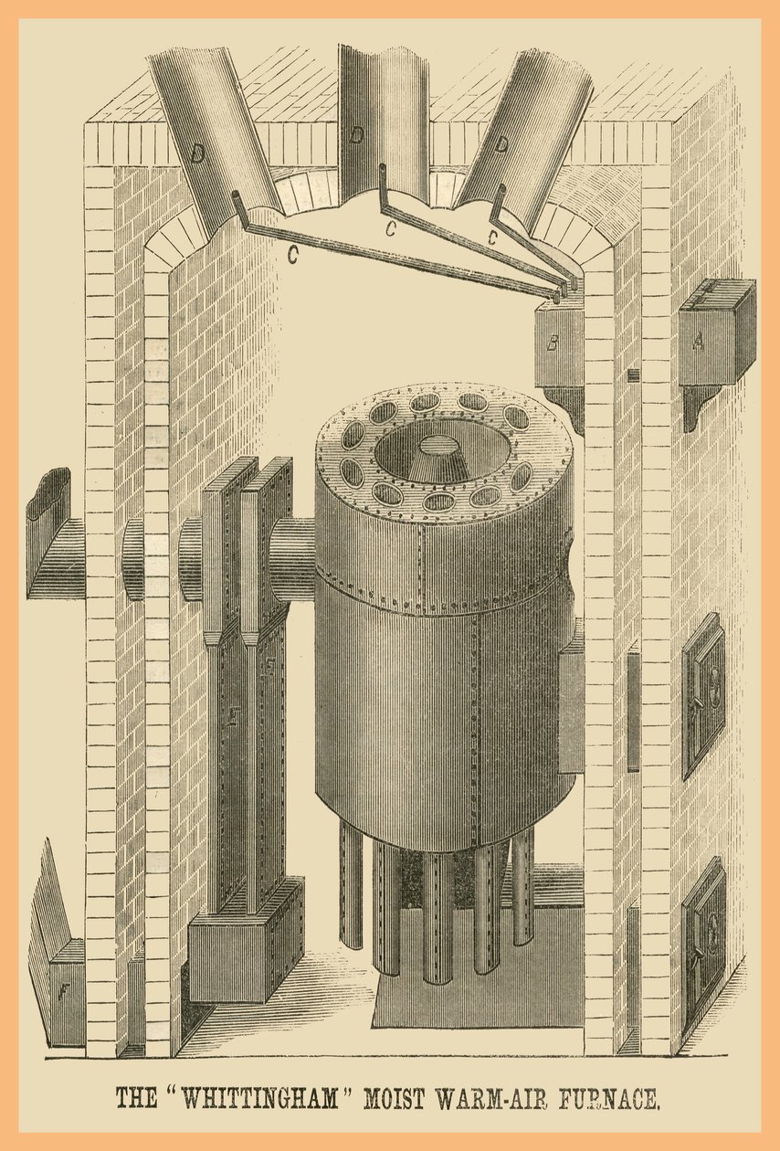 Forno quente de ar húmido Whittingham de Unknown Artist