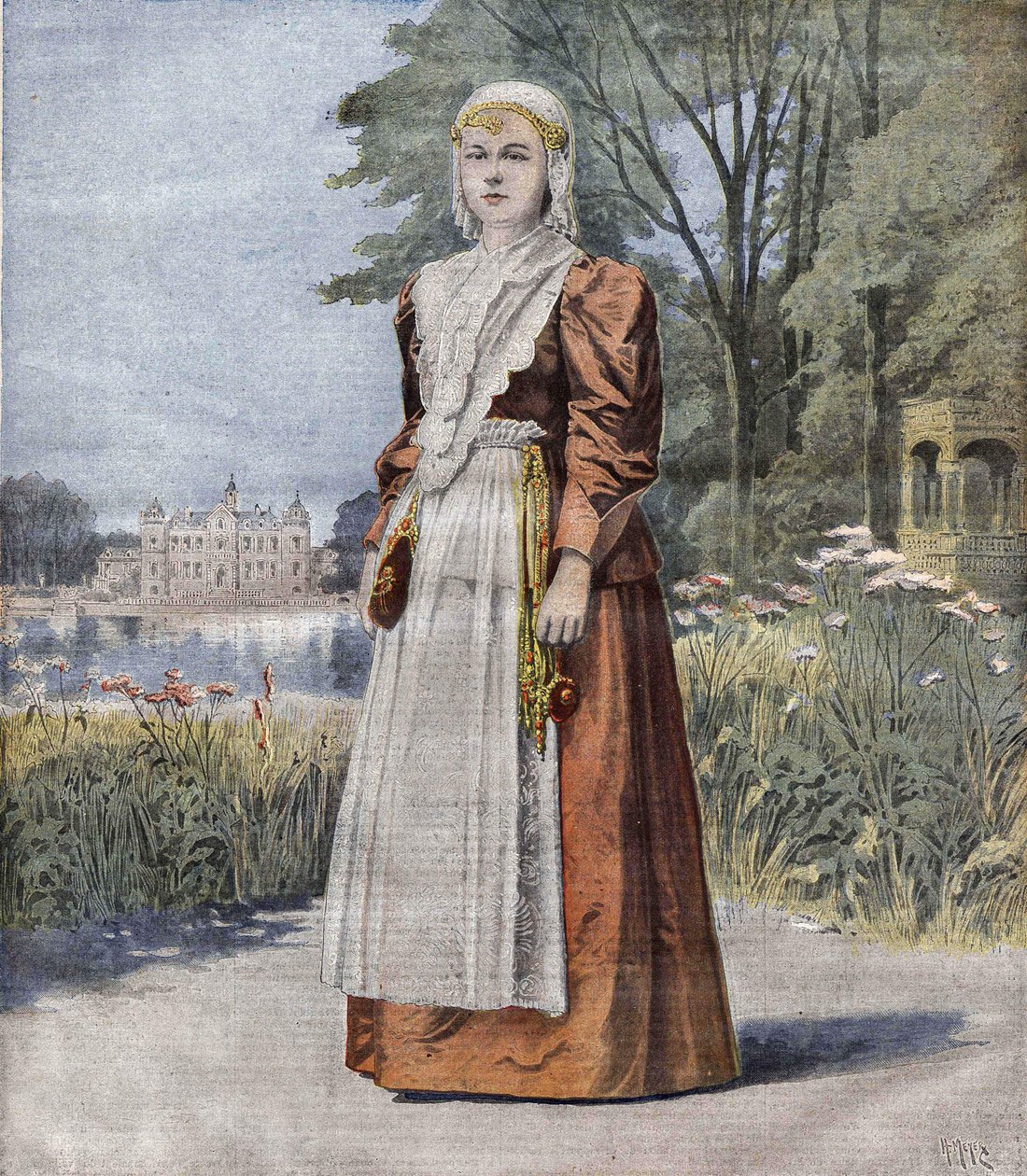 Wilhelmine (1880-1962), Rainha dos Países Baixos (Holanda) de Unknown artist