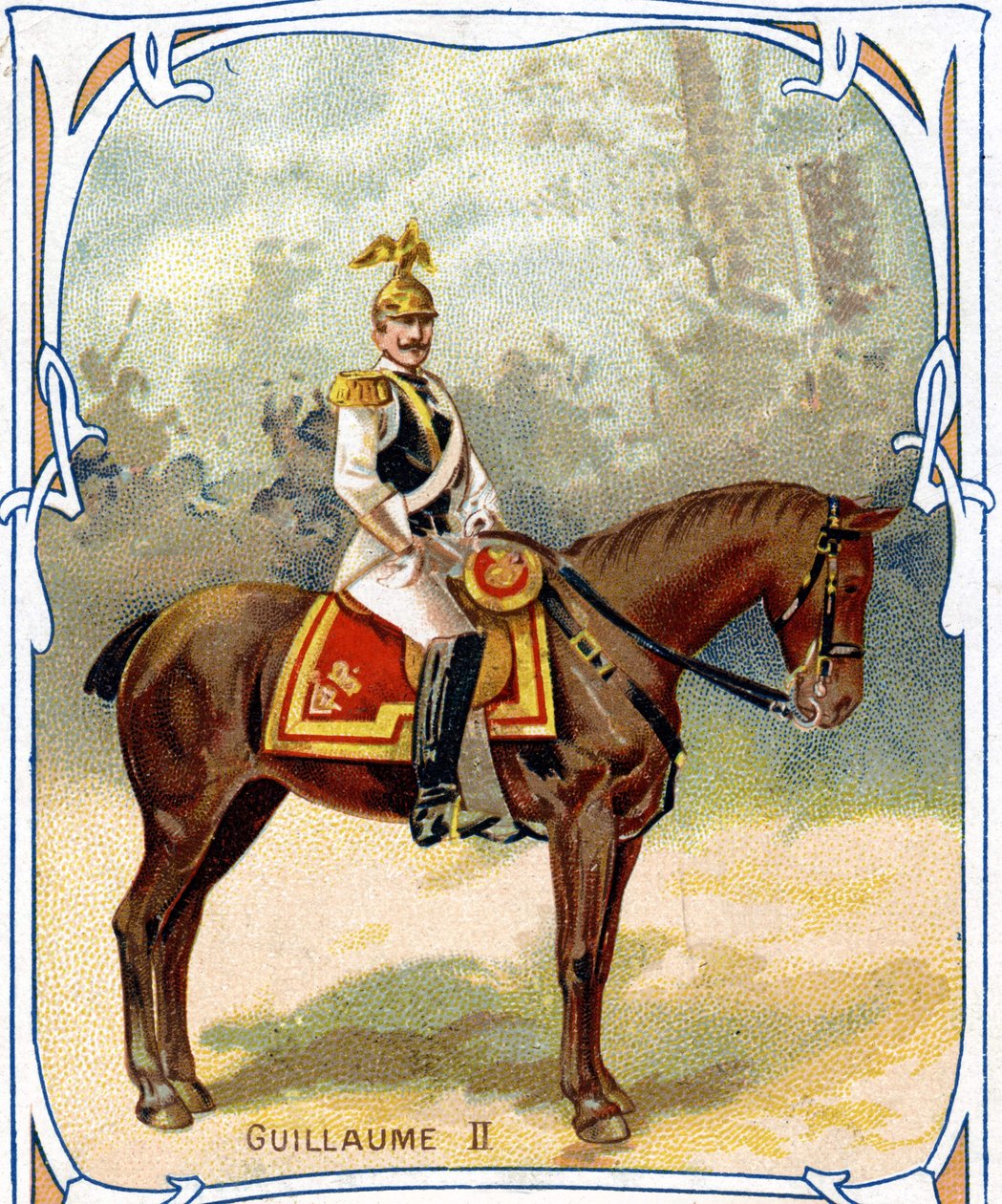 William II. Rei da Prússia e Imperador Alemão. 1859-1941. de Unknown artist