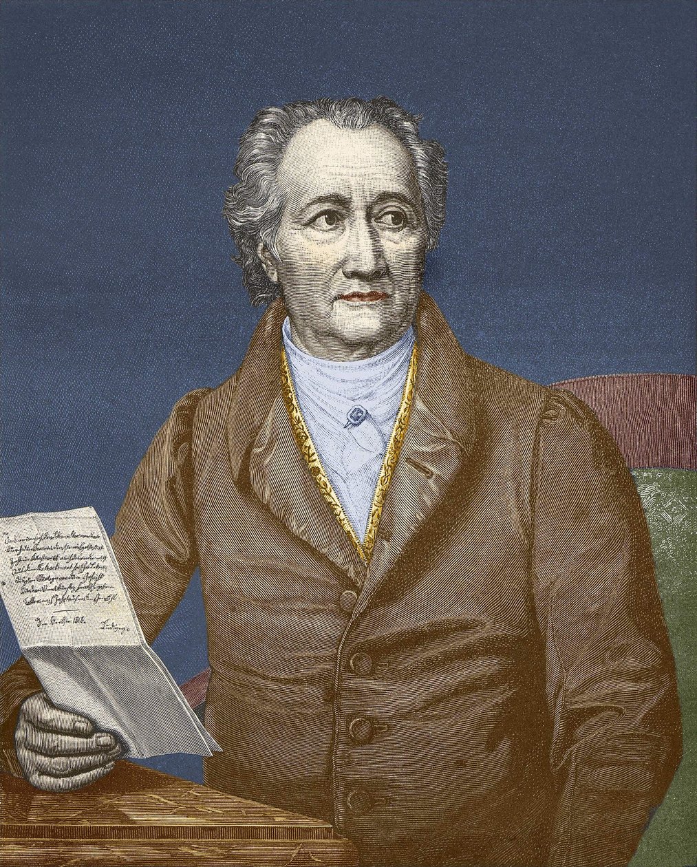 Wolfgang Goethe (1749 - 1832). de Unknown artist