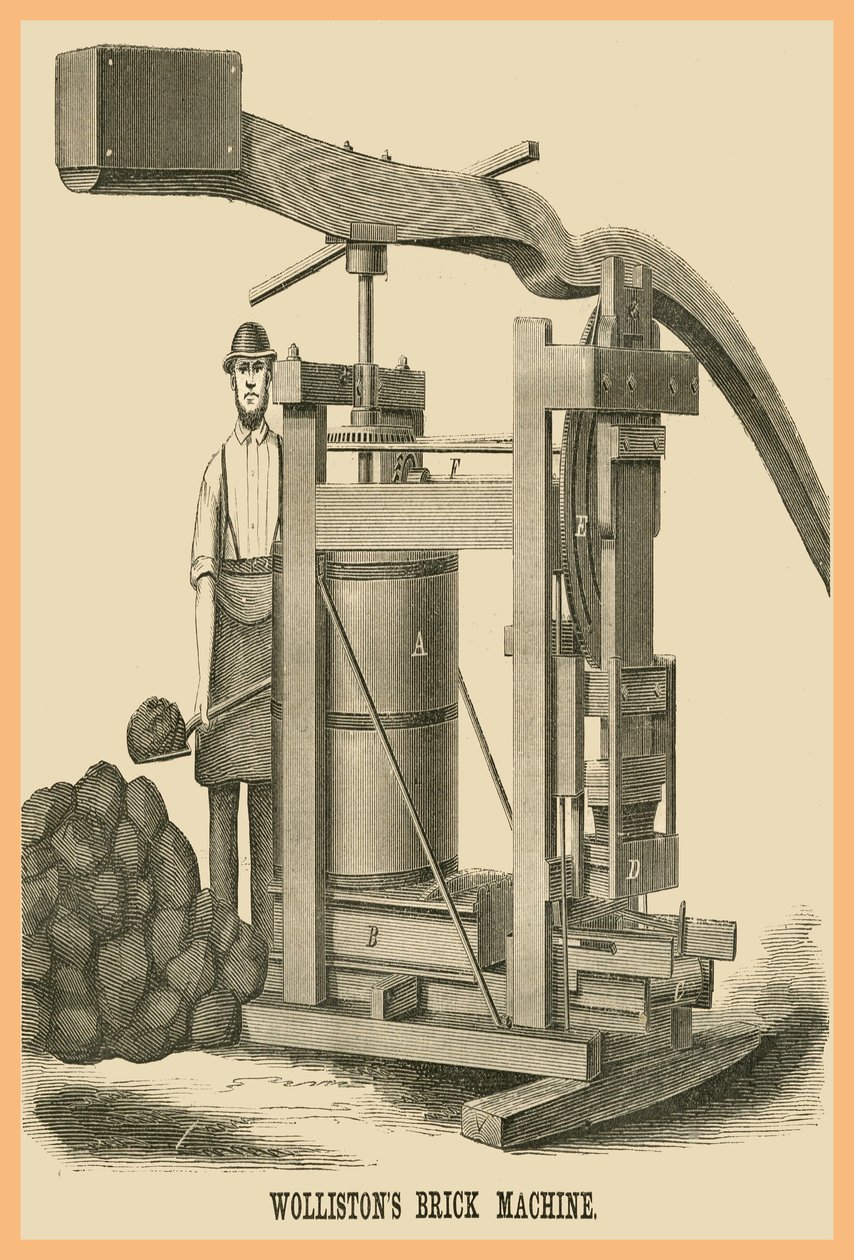 Máquina de tijolos Wollistons de Unknown Artist