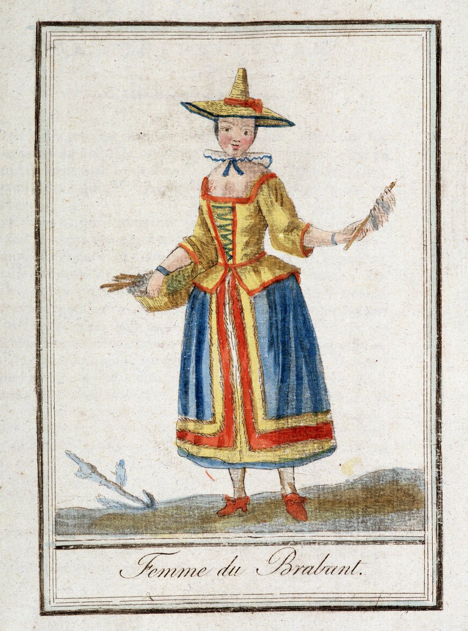 Mulher de Brabant (Bélgica). de Unknown artist