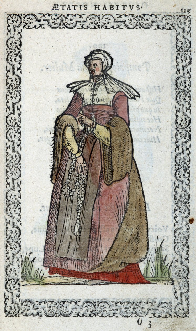 Mulher picarde - em "Habits et effigies" de Jean Sulperius de Unknown artist