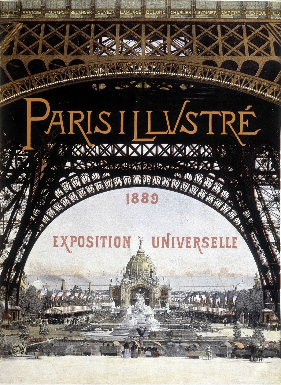 Exposição mundial em Paris, em 1889, em "Paris ilustrada". de Unknown artist