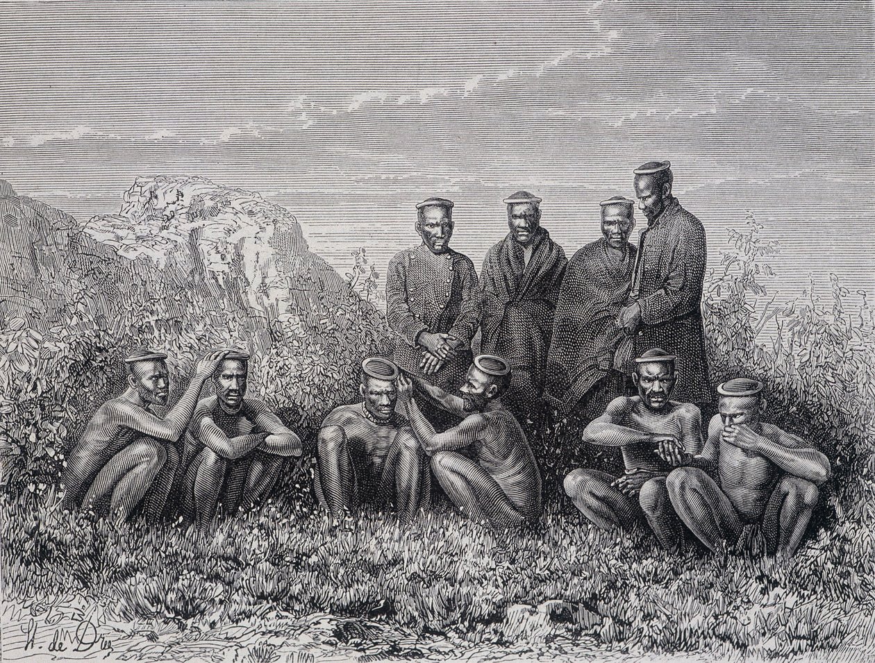 Cafés Zulu (tribo Ring-Kop) de Unknown artist