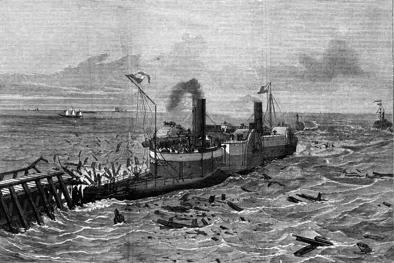 barco concebido contra os enjoos por Henry Bessemer (1813-1898). de Unknown artist