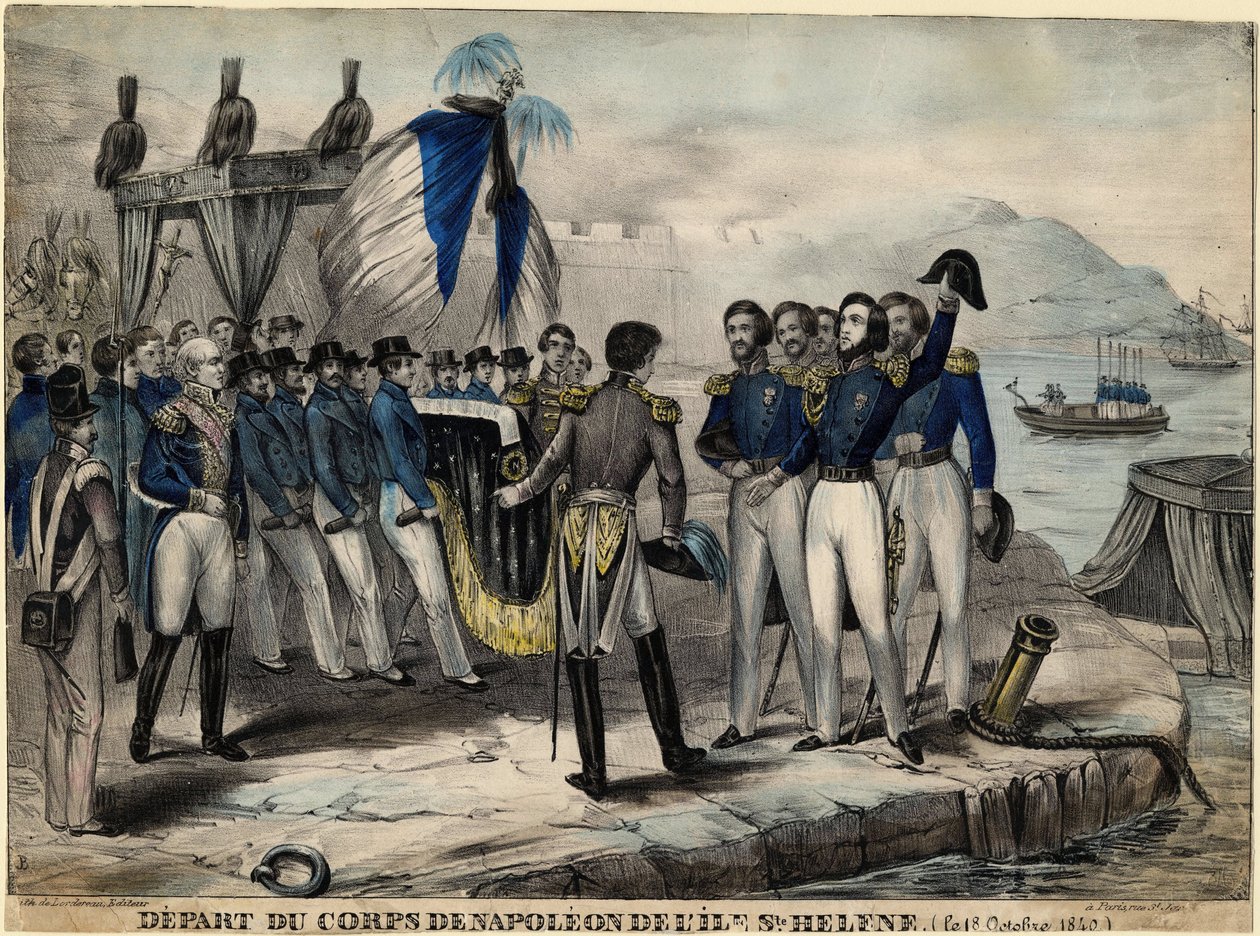 partida do corpo de napoleão de l